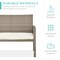 Best Choice Products 4-Piece Outdoor Wicker Patio Conversation Furniture Set w/ Table, Cushions